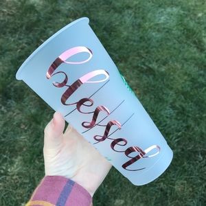 Custom ‘Blessed’ Reusable Cup